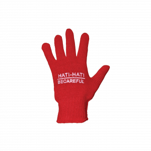 RED COTTON GLOVES <br> CIG7702